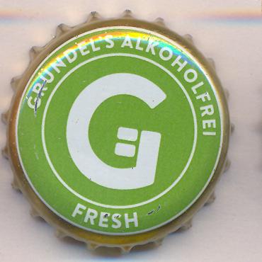 Beer cap Nr.22685: Gründel's Alkoholfrei produced by Karlsberg Brauerei/Homburg/Saar