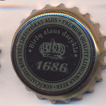 Beer cap Nr.22798: Birzu 1686 produced by Birzu Alus/Birzai