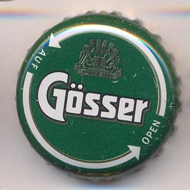 Beer cap Nr.22870: Gösser Bier produced by Brauerei Göss/Göss