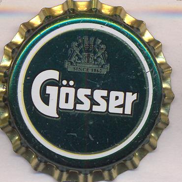 Beer cap Nr.22877: Gösser Bier produced by Brauerei Göss/Göss