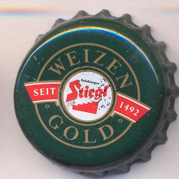 Beer cap Nr.22911: Weizengold produced by Stieglbrauerei zu Salzburg GmbH/Salzburg