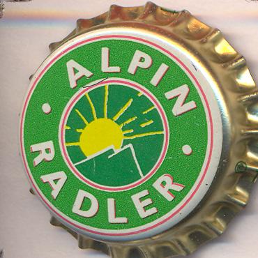 Beer cap Nr.22952: Alpin Radler produced by Brau AG/Linz