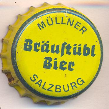 Beer cap Nr.22963: Bräustübl Bier produced by Augustinerbräu Kloster Mülln OHG/Salzburg