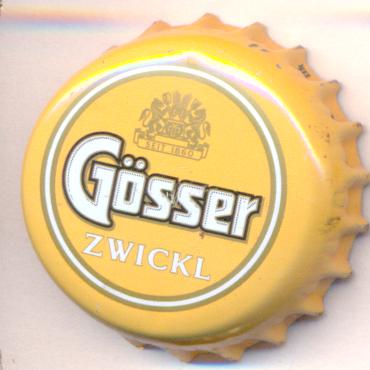 Beer cap Nr.23254: Gösser Zwickl produced by Brauerei Göss/Göss