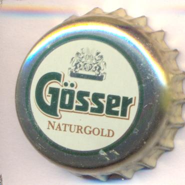 Beer cap Nr.23296: Gösser Naturgold produced by Brauerei Göss/Göss