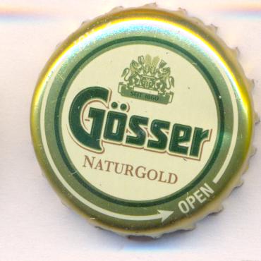 Beer cap Nr.23298: Gösser Naturgold produced by Brauerei Göss/Göss