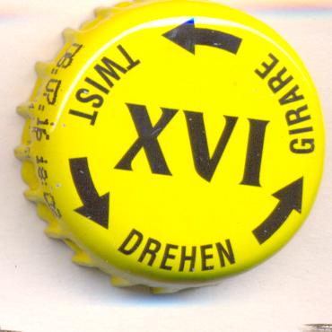 Beer cap Nr.23301: XVI produced by Ottakringer Brauerei Harmer-AG/Wien