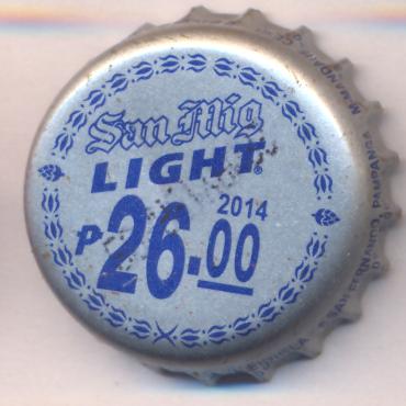 Beer cap Nr.23882: San Miguel Light produced by San Miguel/Manila