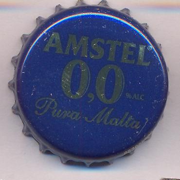 Beer cap Nr.24056: Amstel 0,0 Pura Malta produced by Heineken Espana S.A./Sevilla