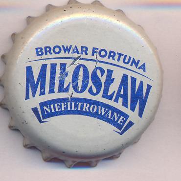 Beer cap Nr.24081: Miloslaw Niefiltrowane produced by Browar Fortuna Sp./Miloslaw