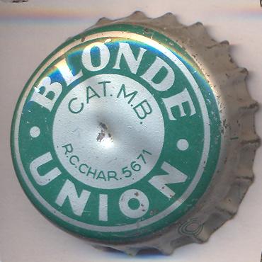 Beer cap Nr.24089: Union Blonde produced by Brasserie de l'Union/Jumet