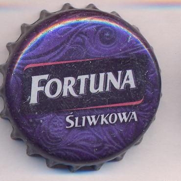 Beer cap Nr.24111: Fortuna Sliwkowa produced by Browar Fortuna Sp./Miloslaw