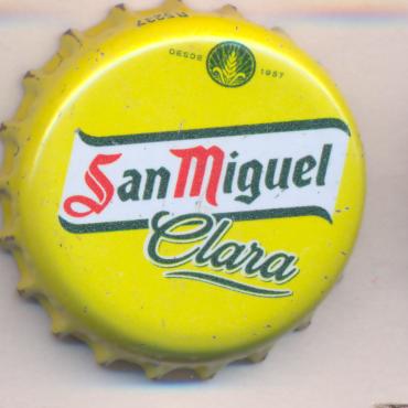 Beer cap Nr.24160: San Miguel Clara produced by San Miguel/Barcelona