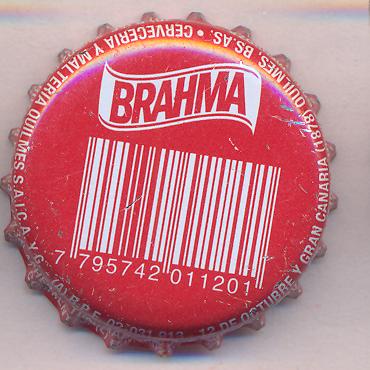 Beer cap Nr.24197: Brahma produced by Cerveceria Quilmes/Quilmes