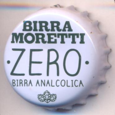 Beer cap Nr.24355: Birra Moretti Zero produced by Birra Moretti/Udine