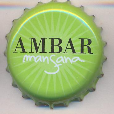 Beer cap Nr.24468: Ambar mansana produced by La Zaragozana S.A./Zaragoza