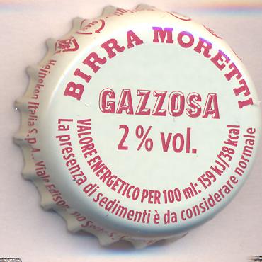 Beer cap Nr.24511: Birra Moretti Gazzosa produced by Birra Moretti/San Giorgio Nogaro