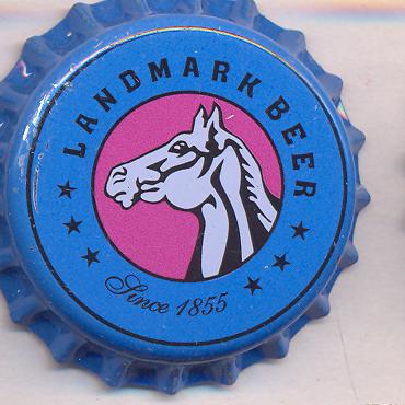 Beer cap Nr.24528: Landmark Beer produced by Shaanxi Landmark Brewery Co., Ltd./Xianyang