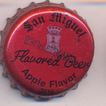 Beer cap Nr.24557: San Miguel Apple Flavoured Beer produced by San Miguel/Manila