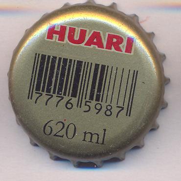 Beer cap Nr.24609: Huari produced by Boliviana Nacional/La Paz