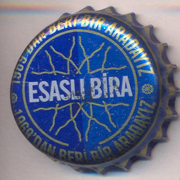 Beer cap Nr.24802: Esasli Bira produced by Ege Biracilik ve Malt Sanayi/Izmir