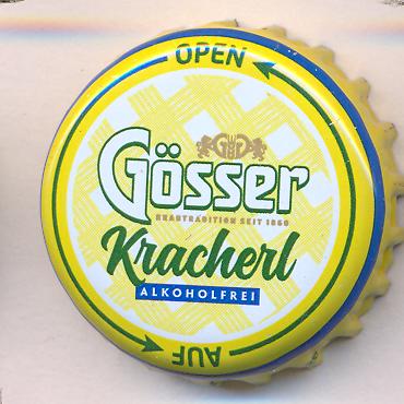 Beer cap Nr.24940: Gösser Kracherl Alkoholfrei produced by Brauerei Göss/Göss