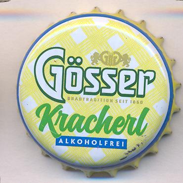 Beer cap Nr.24941: Gösser Kracherl Alkoholfrei produced by Brauerei Göss/Göss