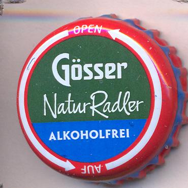 Beer cap Nr.24945: Gösser Naturradler Alkoholfrei produced by Brauerei Göss/Göss