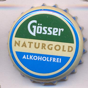 Beer cap Nr.24947: Gösser Naturgold Alkoholfrei produced by Brauerei Göss/Göss