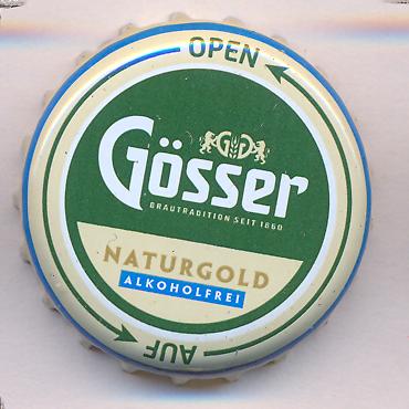 Beer cap Nr.24948: Gösser Naturgold Alkoholfrei produced by Brauerei Göss/Göss