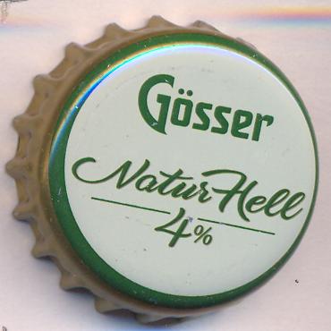 Beer cap Nr.24962: Gösser Naturhell 4% produced by Brauerei Göss/Göss