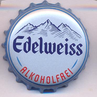 Beer cap Nr.24990: Edelweiss Alkoholfrei produced by Hofbräu Kaltenhausen/Kaltenhausen