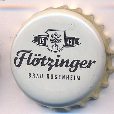 Beer cap Nr.25084: Hefe Weißbier Kellertrüb produced by Flötzinger Bräu - Privatbrauerei Franz Steegmüller/Rosenheim