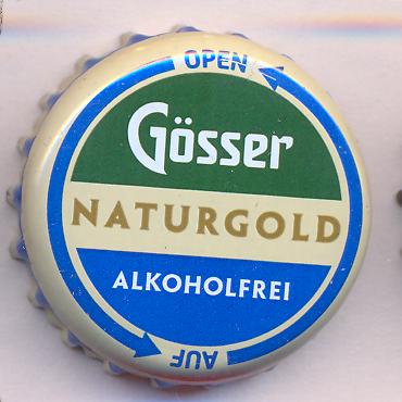 Beer cap Nr.25265: Gösser Naturgold Alkoholfrei produced by Brauerei Göss/Göss