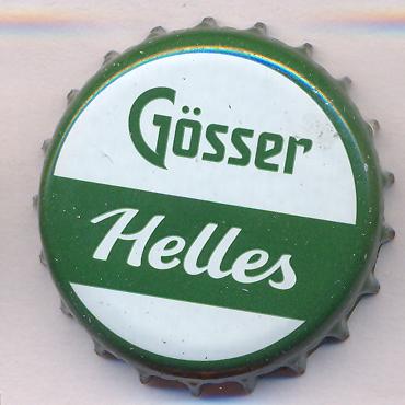 Beer cap Nr.25281: Gösser Helles produced by Brauerei Göss/Göss