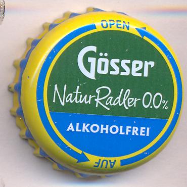 Beer cap Nr.25314: Gösser Naturradler Alkoholfrei produced by Brauerei Göss/Göss