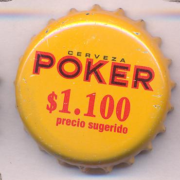 Beer cap Nr.25353: Cerveza Poker produced by Brewery Bavaria S.A./Bogota