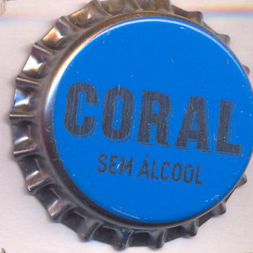 Beer cap Nr.25368: Coral Sem Alcool produced by Empresa de Cervejas da Madeira/Camara de Lobos