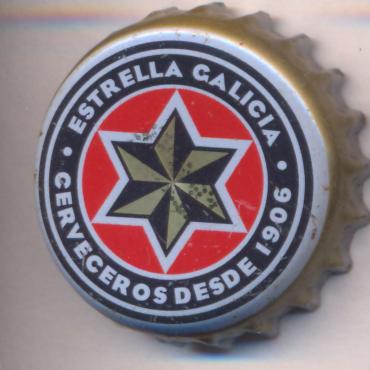 Beer cap Nr.25438: Estrella Galicia produced by Hijos De Rivera S.A./La Corua