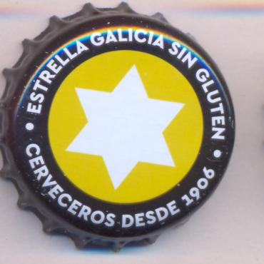 Beer cap Nr.25442: Estrella Galicia Sin Gluten produced by Hijos De Rivera S.A./La Corua