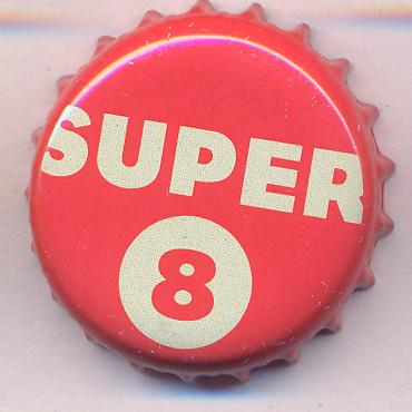 Beer cap Nr.25488: Super 8 produced by Brouwerij Haacht/Boortmeerbeek