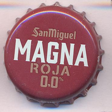 Beer cap Nr.25536: Magna Roja 0,0 produced by San Miguel/Barcelona