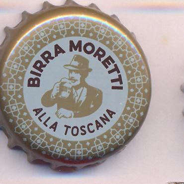 Beer cap Nr.25628: Birra Moretti Alla Toscana produced by Birra Moretti/Udine