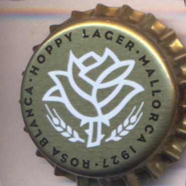 Beer cap Nr.25875: Hoppy Lager produced by S.A balear de cervezas palma de mallorca/Palma de Mallorca