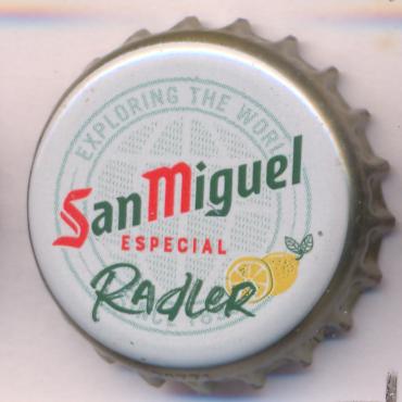 Beer cap Nr.26074: San Miguel Especial Radler produced by San Miguel/Barcelona