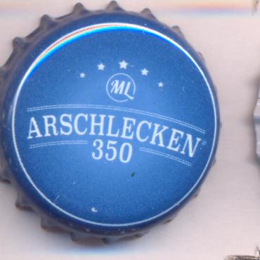 Beer cap Nr.26227: Arschlecken 350 produced by Kultstoff GmbH/Barbing