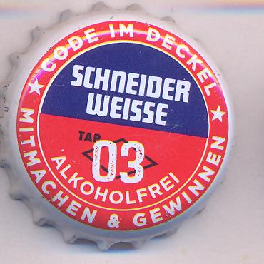 Beer cap Nr.26257: Schneider Weisse Alkoholfrei produced by G. Schneider & Sohn/Kelheim