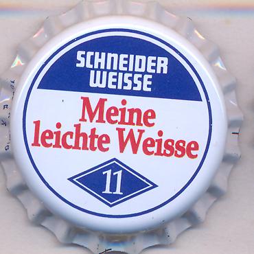 Beer cap Nr.26268: Schneider Weisse Meine leichte Weisse produced by G. Schneider & Sohn/Kelheim