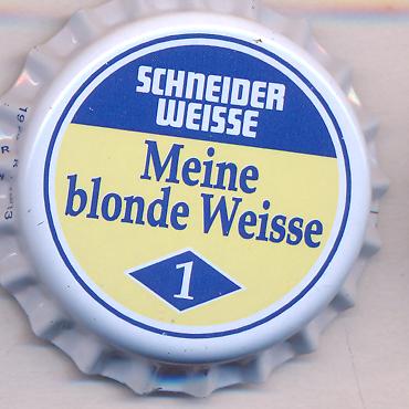 Beer cap Nr.26269: Schneider Weisse Meine blonde Weisse produced by G. Schneider & Sohn/Kelheim