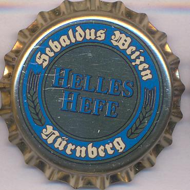 Beer cap Nr.26274: Sebaldus Weizen Helles Hefe produced by Tucher Bräu AG/Nürnberg